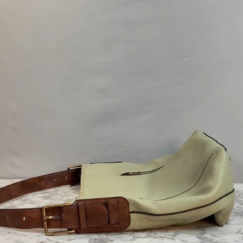 Jen&Co Women's Light Green Alexa Vegan Hobo Bag